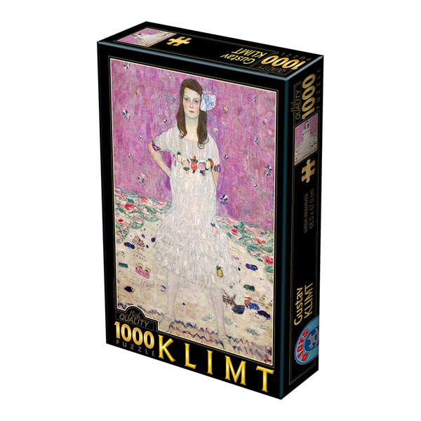 D-Toys (74539) - Gustav Klimt: "Mäda Primavesi, 1912" - 1000 pieces puzzle