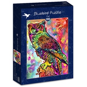 Bluebird Puzzle (70093) - Dean Russo: "Owl" - 1000 pieces puzzle