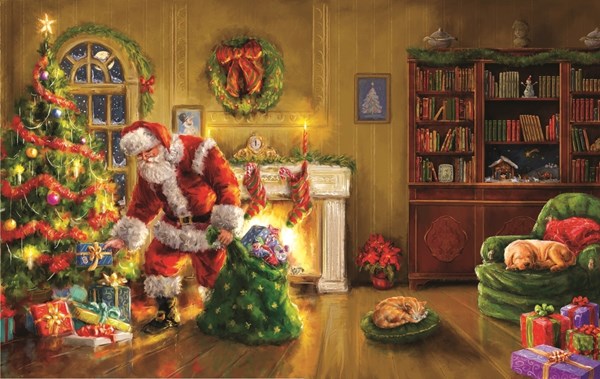 SunsOut (60607) - Marcello Corti: "Santa's Special Delivery" - 550 pieces puzzle