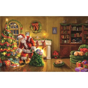 SunsOut (60607) - Marcello Corti: "Santa's Special Delivery" - 550 pieces puzzle