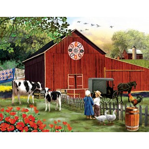 SunsOut (28727) - Tom Wood: "Serenity in the Country" - 1000 pieces puzzle