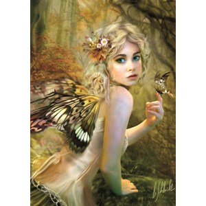 Bluebird Puzzle (70174) - Bente Schlick: "Touch of Gold" - 1000 pieces puzzle