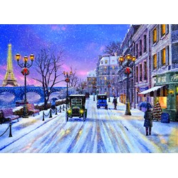 Eurographics (6000-0785) - Dominic Davison: "Christmas Eve in Paris" - 1000 pieces puzzle