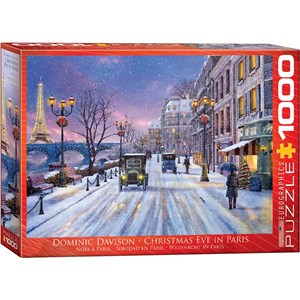 Eurographics (6000-0785) - Dominic Davison: "Christmas Eve in Paris" - 1000 pieces puzzle