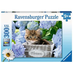 Ravensburger (12894) - "Little Kitten" - 300 pieces puzzle