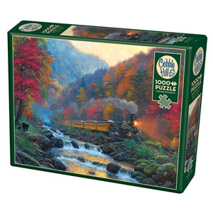 Cobble Hill (80229) - Mark Keathley: "Smoky Train" - 1000 pieces puzzle
