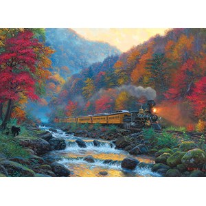 Cobble Hill (80229) - Mark Keathley: "Smoky Train" - 1000 pieces puzzle