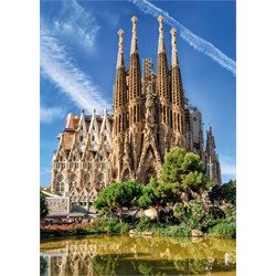 Jumbo (18835) - "Sagrada Familia View, Barcelona" - 1000 pieces puzzle
