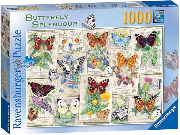 Ravensburger (15261) - "Butterfly Splendours" - 1000 pieces puzzle