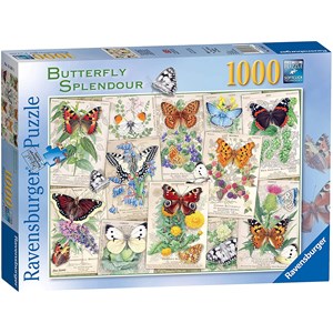 Ravensburger (15261) - "Butterfly Splendours" - 1000 pieces puzzle