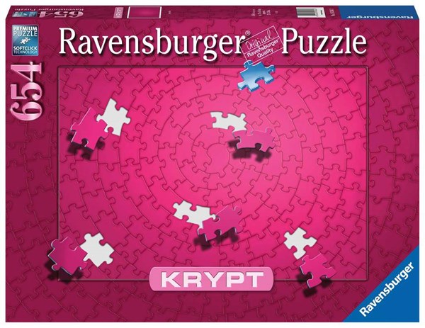 Ravensburger (16564) - "Krypt Pink" - 654 pieces puzzle