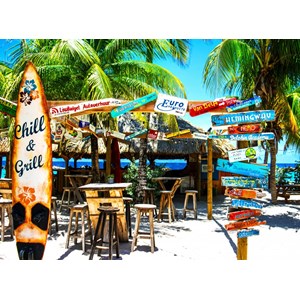 Grafika (02877) - "Willemstad Beach, Curaçao" - 2000 pieces puzzle