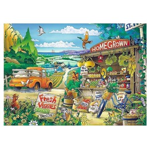 Trefl (37352) - "Morning in the Countryside" - 500 pieces puzzle