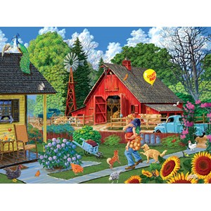 SunsOut (38919) - Joseph Burgess: "Home from the Fair" - 1000 pieces puzzle