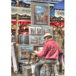 Grafika (02811) - "Street Artist, Paris, France" - 1000 pieces puzzle