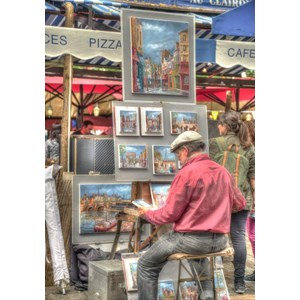 Grafika (02811) - "Street Artist, Paris, France" - 1000 pieces puzzle