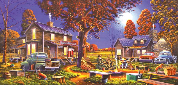 SunsOut (51320) - Geno Peoples: "Maple Spring Retreat" - 1000 pieces puzzle