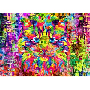 Bluebird Puzzle (70220) - "Wonderful Cat" - 1000 pieces puzzle