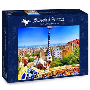 Bluebird Puzzle (70273) - "Park Güell, Barcelona" - 1000 pieces puzzle