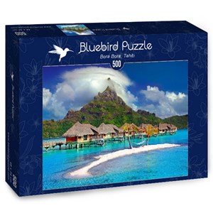 Bluebird Puzzle (70005) - "Bora Bora, Tahiti" - 500 pieces puzzle