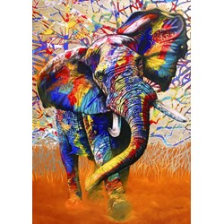Bluebird Puzzle (70101) - "African Colours" - 1500 pieces puzzle