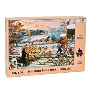 The House of Puzzles (4531) - "Herding The Flock" - 500 pieces puzzle