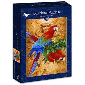Bluebird Puzzle (70103) - Graeme Stevenson: "Aztec Rainbow" - 1500 pieces puzzle
