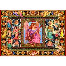 Bluebird Puzzle (70027) - Lewis T. Johnson: "Antique Angels" - 1500 pieces puzzle