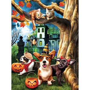 SunsOut (28713) - Tom Wood: "Halloween Hijinks" - 1000 pieces puzzle