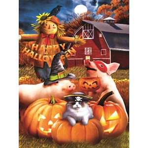 SunsOut (28856) - Tom Wood: "Happy Halloween" - 1000 pieces puzzle