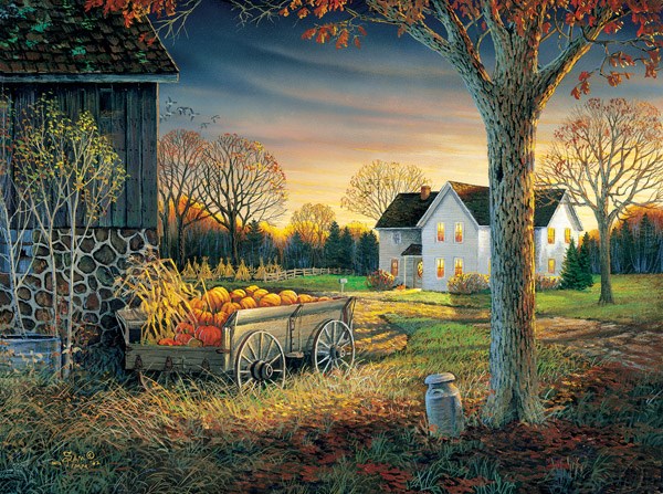 SunsOut (29046) - Sam Timm: "Pumpkin Harvest" - 1000 pieces puzzle