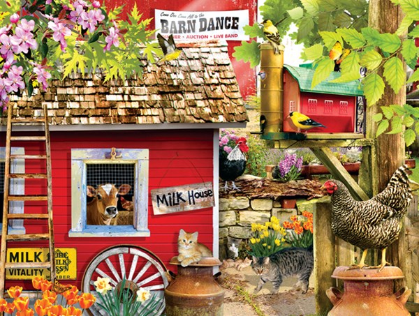 SunsOut (34742) - Lori Schory: "The Milk House" - 1000 pieces puzzle