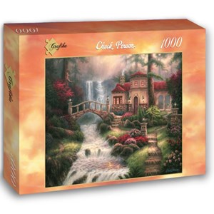 Grafika (02765) - Chuck Pinson: "Sierra River Falls" - 1000 pieces puzzle