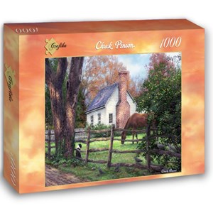 Grafika (02768) - Chuck Pinson: "Where Time Moves Slower" - 1000 pieces puzzle