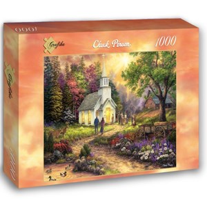 Grafika (02775) - Chuck Pinson: "Strength Along the Journey" - 1000 pieces puzzle