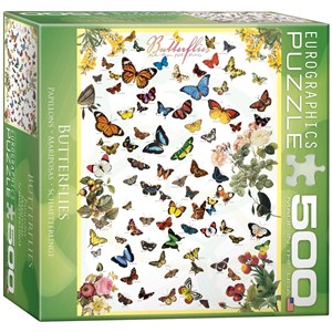 Eurographics (8500-0077) - "Butterflies" - 500 pieces puzzle