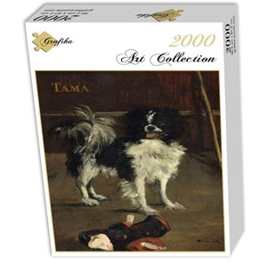 Grafika (01745) - Edouard Manet: "The Japanese Dog, 1875" - 2000 pieces puzzle