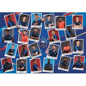 Nathan (87629) - "French Football Team" - 1000 pieces puzzle