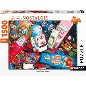 Nathan (87804) - "Toy box" - 1500 pieces puzzle