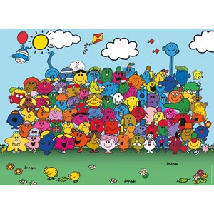 Nathan (87237) - "Monsieur Madame" - 500 pieces puzzle