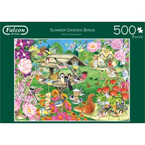 Falcon (11253) - Claire Comerford: "Summer Garden Birds" - 500 pieces puzzle