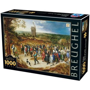 D-Toys (76854) - Pieter Brueghel the Younger: "The Marriage Procession" - 1000 pieces puzzle