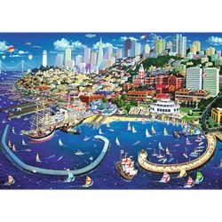 Trefl (27107) - "San Francisco Bay" - 2000 pieces puzzle