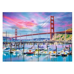 Trefl (27097) - "Golden Gate, San Francisco" - 2000 pieces puzzle