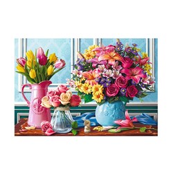 Trefl (26157) - "Flowers" - 1500 pieces puzzle