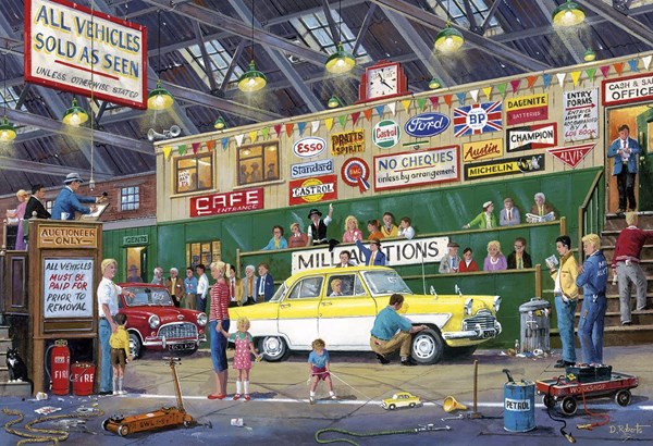 Gibsons (G2713) - "Going Once Going Twice" - 250 pieces puzzle