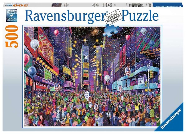 Ravensburger (16423) - "New Years in Times Square" - 500 pieces puzzle