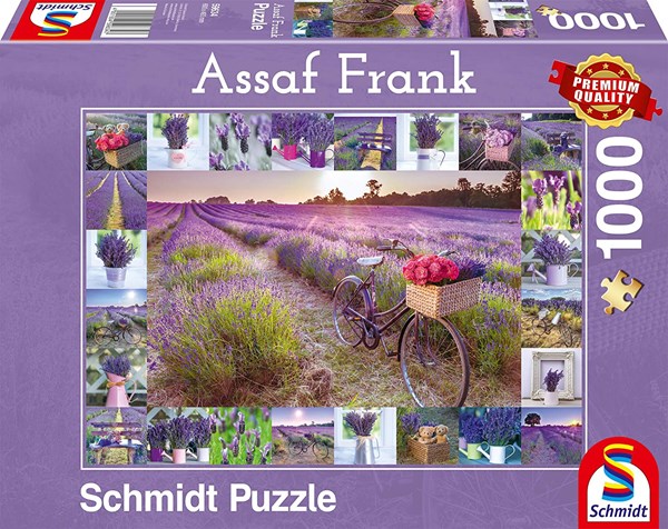 Schmidt Spiele (59634) - Assaf Frank: "The Scent of Lavender" - 1000 pieces puzzle