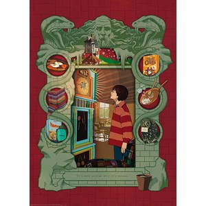 Ravensburger (16516) - "At Home with the Weasley Family" - 1000 pieces puzzle