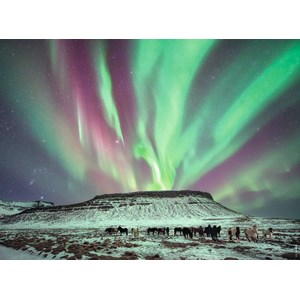 Ravensburger (89489) - "Aurore Boreale" - 500 pieces puzzle